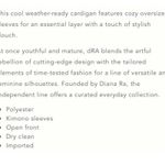 Anthropologie DRA Yoko Kimono Woven Knit Jacket Photo 5