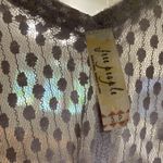 Free People Coasting On a Dream Top Size Small Dolphin Blue Photo 8