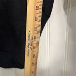 Style & Co Petite Sweater PL L Red Black Color Block Metallic Cowl Neck Holiday Photo 4