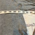 Free People top Grey gray Long Sleeve waffle knit Thermal swing tunic M Photo 4