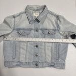 Forever 21  Denim Trucker Jean Jacket Womens Size M Button Up Long Sleeve Blue Photo 4