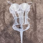 NWOT Body Rage White Lace Teddy Lingerie SIZE SP Photo 5