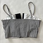 I am gia I.AM.GIA Gingham Miller Cami Crop Tank Top Size Medium Photo 5