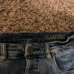 BLANK NYC Cut Off Denim Shorts 26 Medium Blue Raw Hem Button Fly Short Pockets Photo 1
