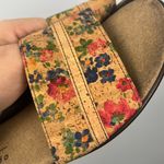 Montado made in Portugal cork floral pattern slide sandals size 40 Tan Photo 7