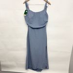 Halara NWT  Softlyzero Airy Ruched Split Backless Lace Up Bodycon Plus Size Dress Photo 2