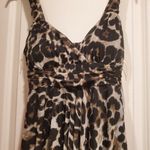 Olivia Matthews  Dress Size 10 Leopard Sheer Asymmetrical Photo 1