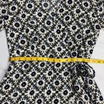 Altar'd State NWT  Wrap Dress Boho Floral Blue Navy White Size Small Easter Modest Photo 10