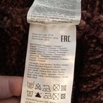 VERO MODA  Deep Burgundy Vmfoster Bew Chenille Open Cardigan Size Medium Photo 5