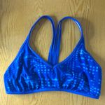 Champion Women’s  Swimsuit Top or Sports Bra Racerback Blue Navy size Large Photo 0