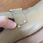 FitFlop  Size 10 Latte Tan Pilar Stud Buckle Leather Platform Mules Lug Photo 5