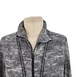 Lululemon Cypress Kiss 1/2 Zip Top Sweatshirt Rush Jacquard Black White Size 10 Photo 2
