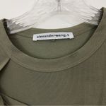 Alexander Wang  Twisted Crepe Jersey Mini Dress in Cargo Size XS Photo 7
