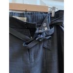 Democracy  Gray High Rise Tie Waist Ankle Cuffed 24.5 Inch Inseam Pant Size 8 Photo 4