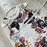 Stateside Floral Tank Top supima cotton White (medium) boho chic abstract asian Photo 2