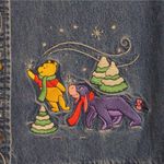 Disney Womens Shirt Dress Blue Denim Long Sleeve Embroidered Winnie The Pooh M Photo 4