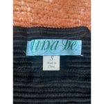 Dina Be Francesca’s  Black Textured Skater Shirt Photo 1