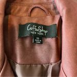 Coffee Shop NWT Faux Leather Jacket in Pomegranate Photo 3