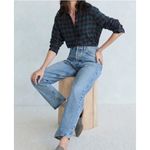 Jenni Kayne Forest Plaid Flannel Shirt Green Size XXL Photo 4