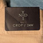 NYDJ NEW Crop Tan Jeans Womens Plus 24w 24 3X Khaki Stretch Pants Capri NWT Photo 4
