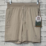 Avalanche Cream-Tan Casual Shorts size Small 4 way stretch with zipped pockets Photo 0