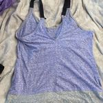 Reebok Heathered purple Tank Top with Black Straps Photo 0
