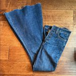 We The Free  Blue Flare Wide Leg Jeans Photo 0
