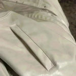 Anthropologie Maeve by ivory women's Oversized Faux Leather Bomber Jacket size L Photo 10