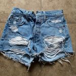 Levi’s 501 Distressed Shorts Photo 0