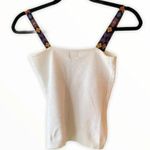 INC ‎ White Top with beaded straps​ Photo 2