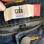 CAbi  High Straight Jeans Distressed Dark Wash High Waist 4 Style #3561 Photo 10