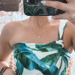 Guess by Marciano One Shoulder Leaf Print Crop Top  Photo 0