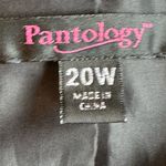 PANTOLIGE Black 2 Fabric Buttons Florals Embroidered Blazer Sz 20W. Fully Lined. Photo 10