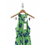 Likely  Karrica Maxi Dress Green Blue Floral Print Cut Out Halter Size 8 NEW Photo 4