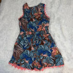 Tori Richard  Express Yourself Rebekah Romper size Small Floral Preppy Print Photo 0