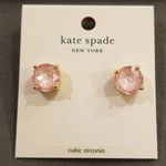 Kate Spade 💕💕 Pink Stud Earrings NWT Photo 0