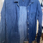 J.Crew  Women’s Denim Button Cotton Down Medium Photo 0