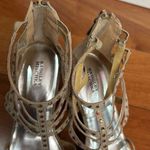 Badgley Mischka  Casey Crystals Wedge Sandals size 5 Photo 6