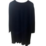 ZARA large long sleeve embroidered dress ruffle bottom Photo 1