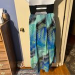 No Boundaries Tropical Strapless Dress with Black Bodice Photo 5