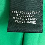 Ralph Lauren Lauren  Green Cap Sleeve Ruched V Neck Dress Size 10 Photo 7