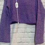 Wild Fable Crew Neck Boxy Fit Sweater Purple Women’s S Photo 1