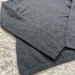 Apt. 9  Medium 100% Cashmere Turtleneck Sweater Gray Quiet Luxury Minimalist Women Photo 1