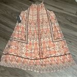 Luxology "June" Pink Multi Pattern Summer Dress; Medium(8) Photo 8