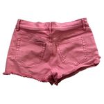 Loft Women's Pink Cut-Off Jean Shorts Size 26 Frayed Hem Photo 1