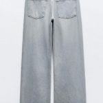 ZARA TRF HIGH WAIST Metal RING TRIM JEANS Size 4 NEW Photo 12