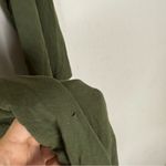 Caden Lane Solid Olive Green Bamboo Knit Maternity Postpartum Robe One Size Size undefined Photo 7