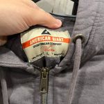 American Giant Gray Full Zip Classic Heavyweight Hoodie 100% Cotton Womens Large Photo 1