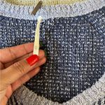 Free People High Low V Sweater in Purple Combo XS Photo 3