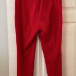 Anne Klein Ann Klein Ankle Pants size 10 inseam 27” waist 34” color red excellent condition Photo 3